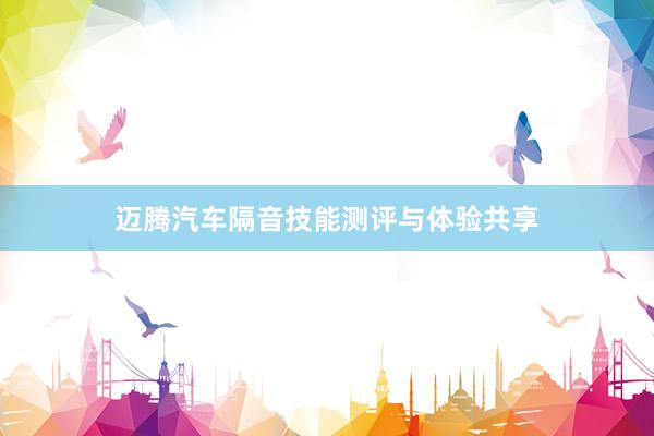 迈腾汽车隔音技能测评与体验共享